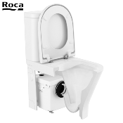 ROCA A34T0N2000 THE GAP/D-TRIT - Pack WC avec Broyeur intégré (400W) dans le pied de la cuvette