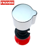 FRANKE 483952 - 133.0171.312 - Bouton rotatif rond, chromé, pour trou diamètre 18/22mm