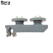 ROCA AM99023702 SUPRA - KIT 4 Chariots à roulettes pour paroi de douche.