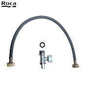 ROCA AV0010300R IN-TANK - ROBINET D'ARRET 1/2" X 1/2" + FLEXIBLE.