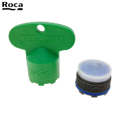 ROCA AG0130407R AÉRATEUR CACHÉ M18,5X1 - LIMITÉ 3,7LITRES/MINUTE AVEC CLÉ.