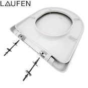 LAUFEN PRO H8939580000001 Abattant WC frein de chute, Blanc, déclipsable.