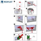 REGIPLAST 750012 Soupape avec embase, joint et câble.