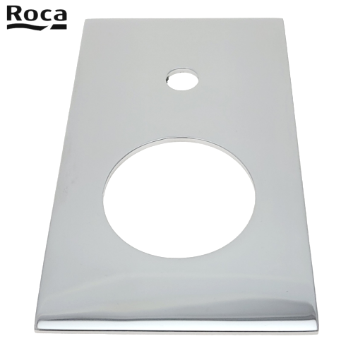 ROCA A525025400 MOAI ENCASTRÉ - KIT PLAQUE ENJOLIVEUR CHROMÉ.