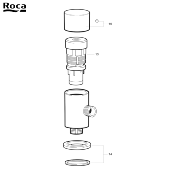 ROCA AG0070503R KIT CARTOUCHE TEMPORISER SPRINT-N.