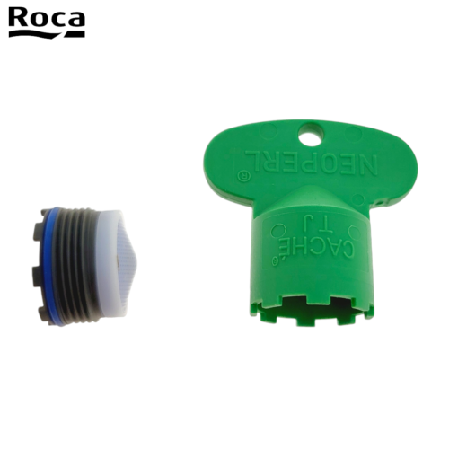 ROCA AG0130407R AÉRATEUR CACHÉ M18,5X1 - LIMITÉ 3,7LITRES/MINUTE AVEC CLÉ.