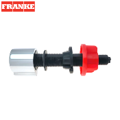 FRANKE 483952 - 133.0171.312 - Bouton rotatif rond, chromé, pour trou diamètre 18/22mm