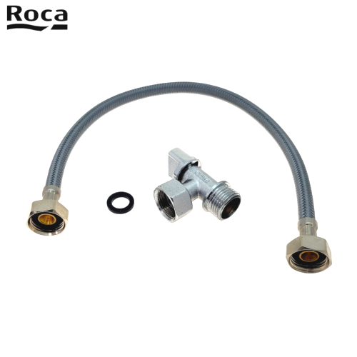 ROCA AV0010300R IN-TANK - ROBINET D'ARRET 1/2" X 1/2" + FLEXIBLE.