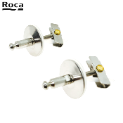 ROCA AI0025000R ONA - THE GAP - KIT FIXATIONS CHARNIÈRES CHROMÉES.