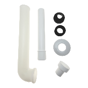 REGIPLAST KIT215453 TUBE DE CHASSE Ø50 À ENCASTRER AVEC JOINT , TUBE TE40 ET JOINT CUVETTE 40/55.