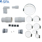 SFA SACH53  SOUS ENSEMBLE SACHET SLIM2 et Saniwall.