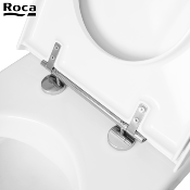 ROCA A801230001 ACCESS - Abattant double avec fixations renforcées.