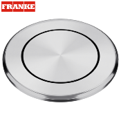 FRANKE 814805 - 112.0611.460 - Bouton push rond, chromé, diamètre 35mm.