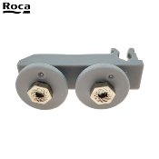 ROCA AM99023702 SUPRA - KIT 4 Chariots à roulettes pour paroi de douche.