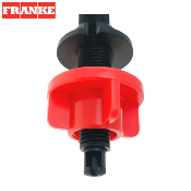FRANKE 483952 - 133.0171.312 - Bouton rotatif rond, chromé, pour trou diamètre 18/22mm