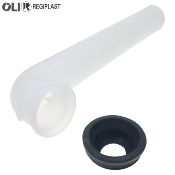 REGIPLAST 215453 TUBE DE CHASSE À ENCASTRER Ø 40 X 280MM + JOINT