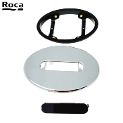 ROCA AG0115100R  EURET - Kit cache chromé +  support + cache capteur.