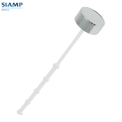 SIAMP  Bouton complet ASP 43 Blanc ou Chromé.