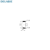 DELABIE 760000 TEMPOCHASSE - Robinet de chasse directe temporisée WC.