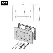 PR-ROCA A8901150R0 N-FIX - Plaque de commande 52 blanche.