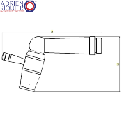ADRIEN RIQUIER 04280 ROBINET 1/4 DE TOUR 3/8 - X10
