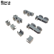 ROCA AM99023702 SUPRA - KIT 4 Chariots à roulettes pour paroi de douche.