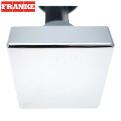 FRANKE 128906 - 133.0301.743 - Bouton rotatif carré, chromé , pour trou diamètre 35 mm.