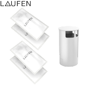 LAUFEN H8916970000001 CLEANET RIVA - Kit de détartrage et filtre à charbon blanc.