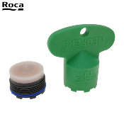 ROCA AG0125707R AÉRATEUR CACHÉ M18,5X1 LIMITÉ 5L/MINUTE AVEC CLÉ.