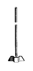 GROHE_43535000_Poussoir_interne_chrome_Dessin.gif