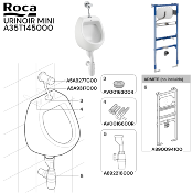 ROCA AV0016600R KIT DE FIXATION URINOIR MINI.