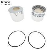 ROCA A525026800 MOAI ENCASTRÉ - KIT ENJOLIVEUR CHROMÉ.