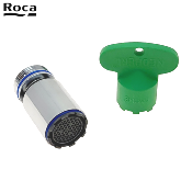 ROCA AG0126100R AÉRATEUR ROTULE AVEC MOUSSEUR CACHÉ M18,5X1. LIMITÉ 5 LITRES / MINUTE.