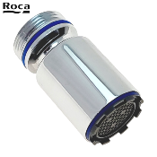 ROCA AG0126100R AÉRATEUR ROTULE AVEC MOUSSEUR CACHÉ M18,5X1. LIMITÉ 5 LITRES / MINUTE.